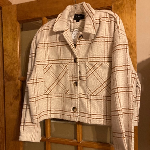 Timing Jackets & Blazers - Timing/cropped plaid jacket